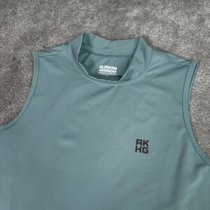 Alaskan Hardgear Top Womens Medium Green Drop Tail Burn Off Sun‎ Tank UPF 50+